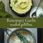 Rosemary Garlic Mashed Potatoes pinterest pin.