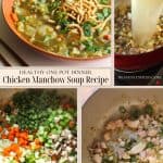 Chicken manchow soup recipe pinterest pin.